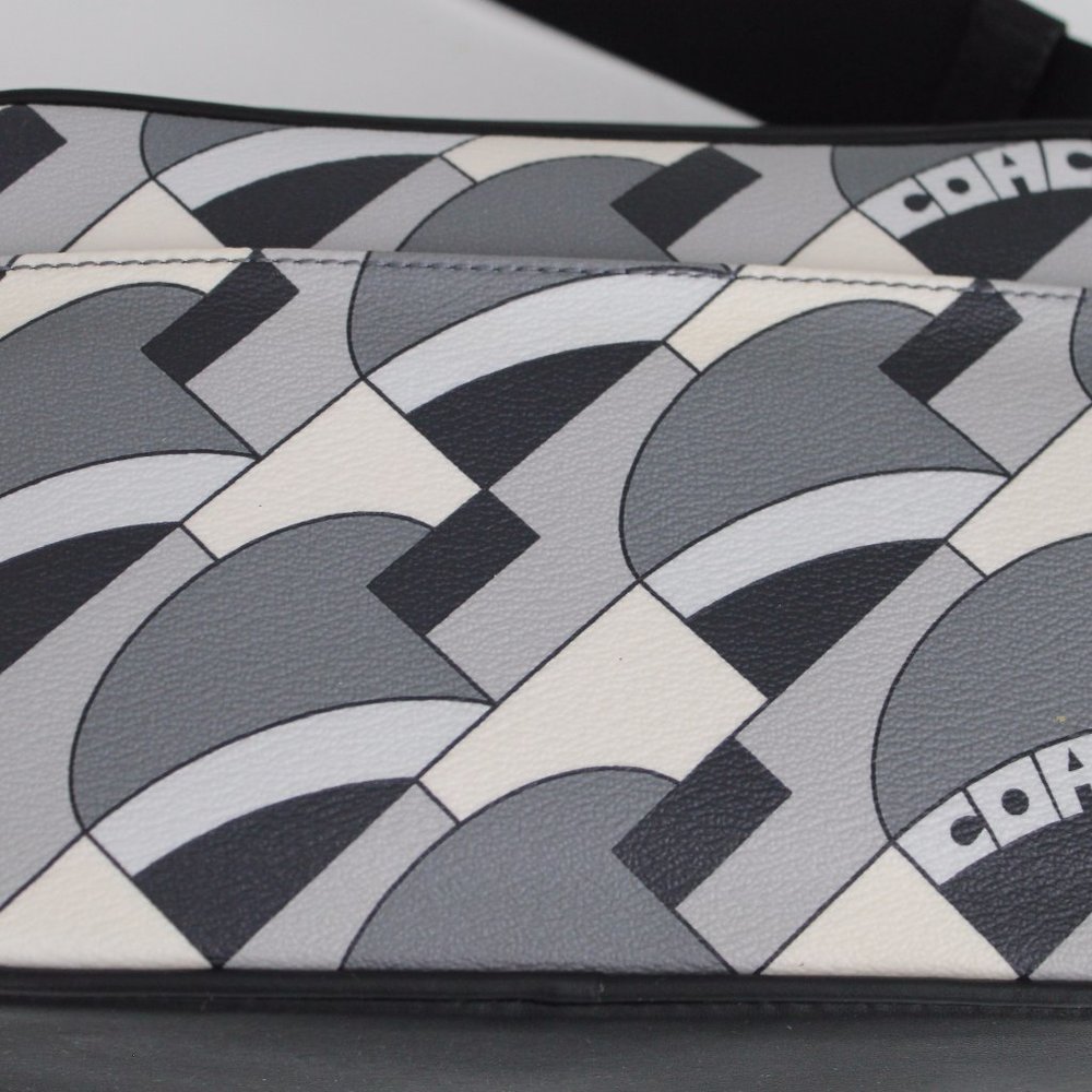 NWT Coach 1976 Graham deco bridge print leather crossbody bag COLORBLOCK purse - Picture 9 of 15